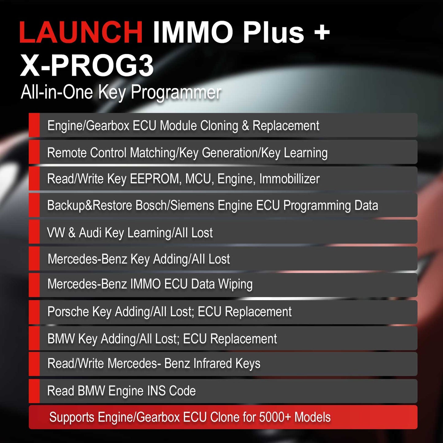 Autodiagnostiikkalaite Launch X431 IMMO Plus 2026