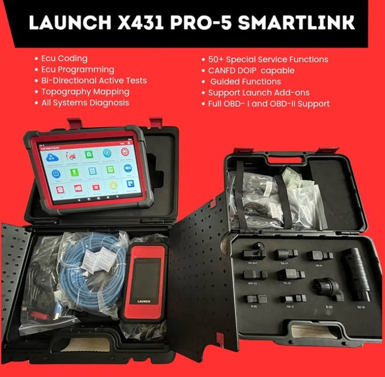 Ajoneuvon diagnostiikkalaite Launch X431 PRO5 Smartlink 2.0 2026