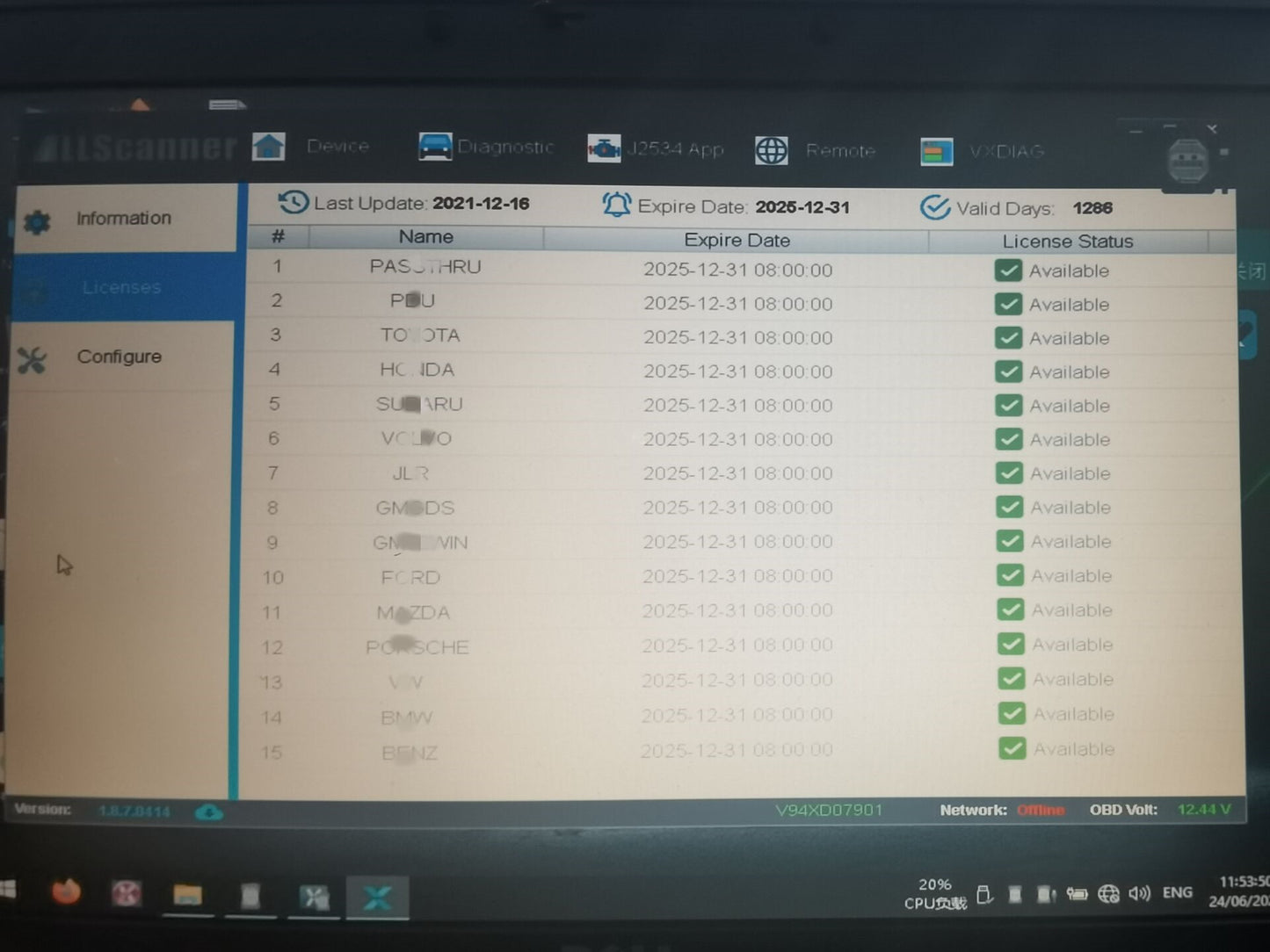 MB Star C6 Compact SD Connect WIFI DOIP + SSD 2026