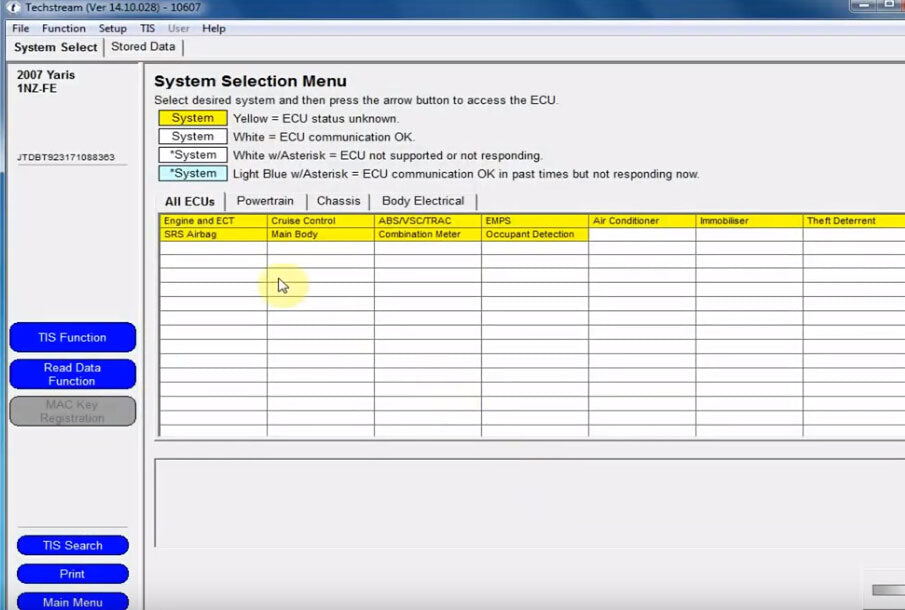 Toyota/Lexus diagnostiikkalaite MINI-VCI