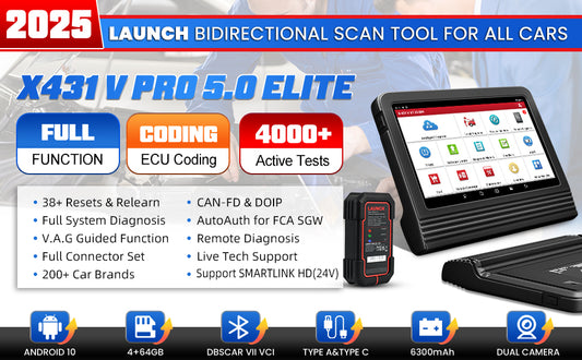 Autodiagnostiikkalaite Launch X431 V5.0 PRO Elite 2026