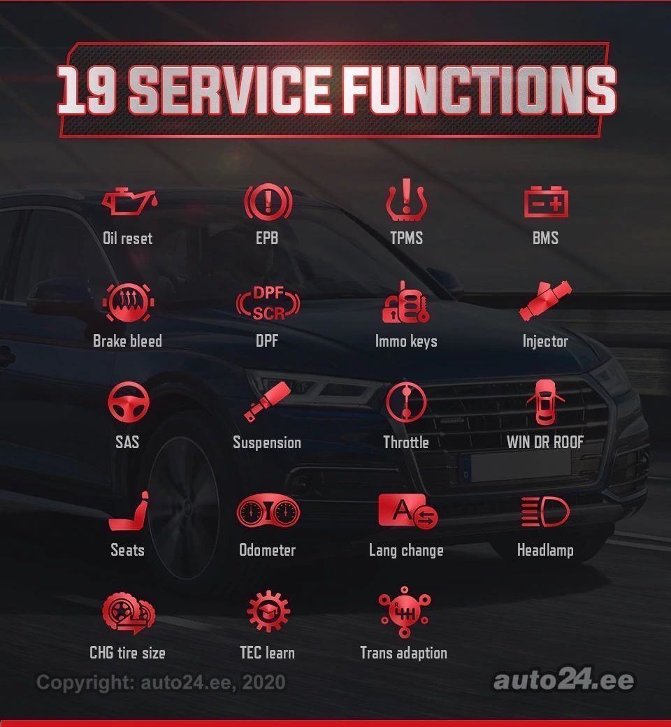 Universaali auton diagnostiikkatyökalu Autel AP200 Bluetooth