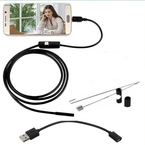 Vesitiivis endoskooppikamera 1 m / 5,5 mm, Windows/Android