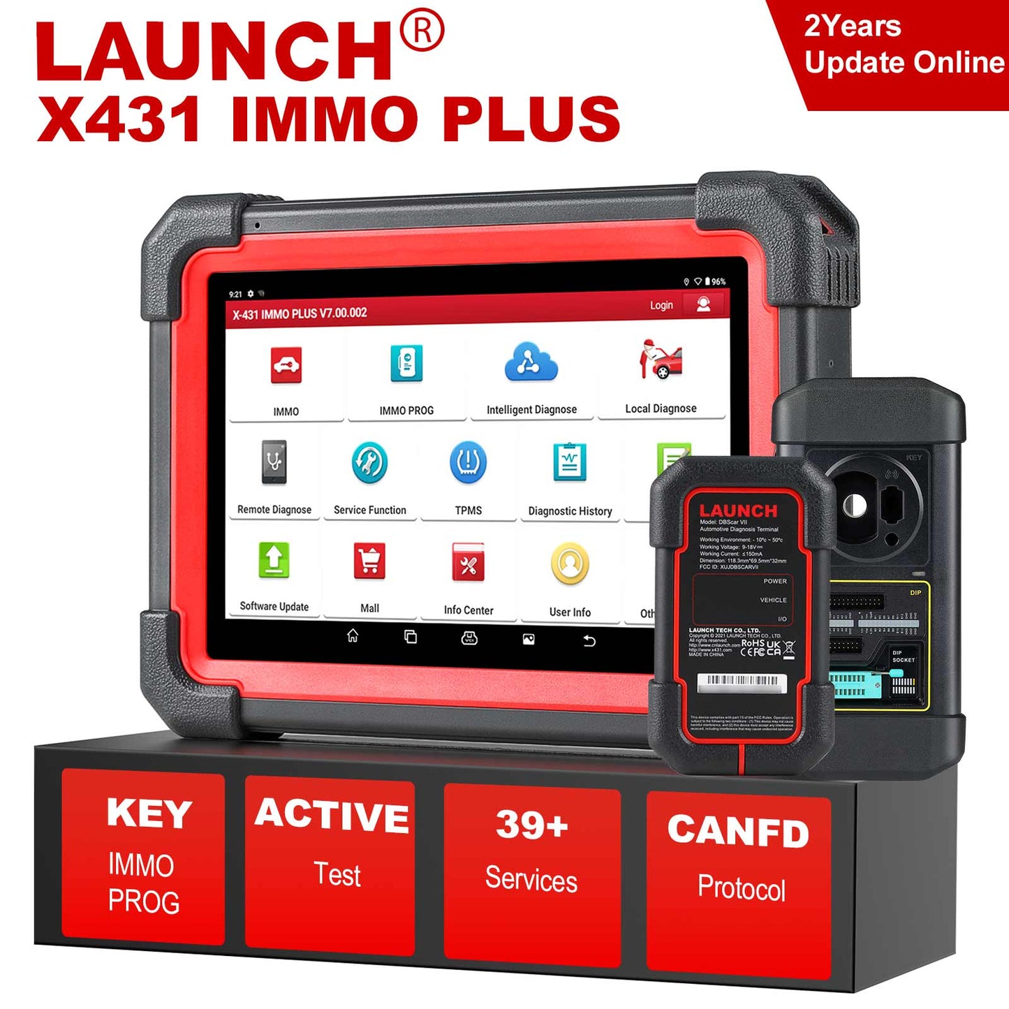 Autodiagnostiikkalaite Launch X431 IMMO Plus 2026
