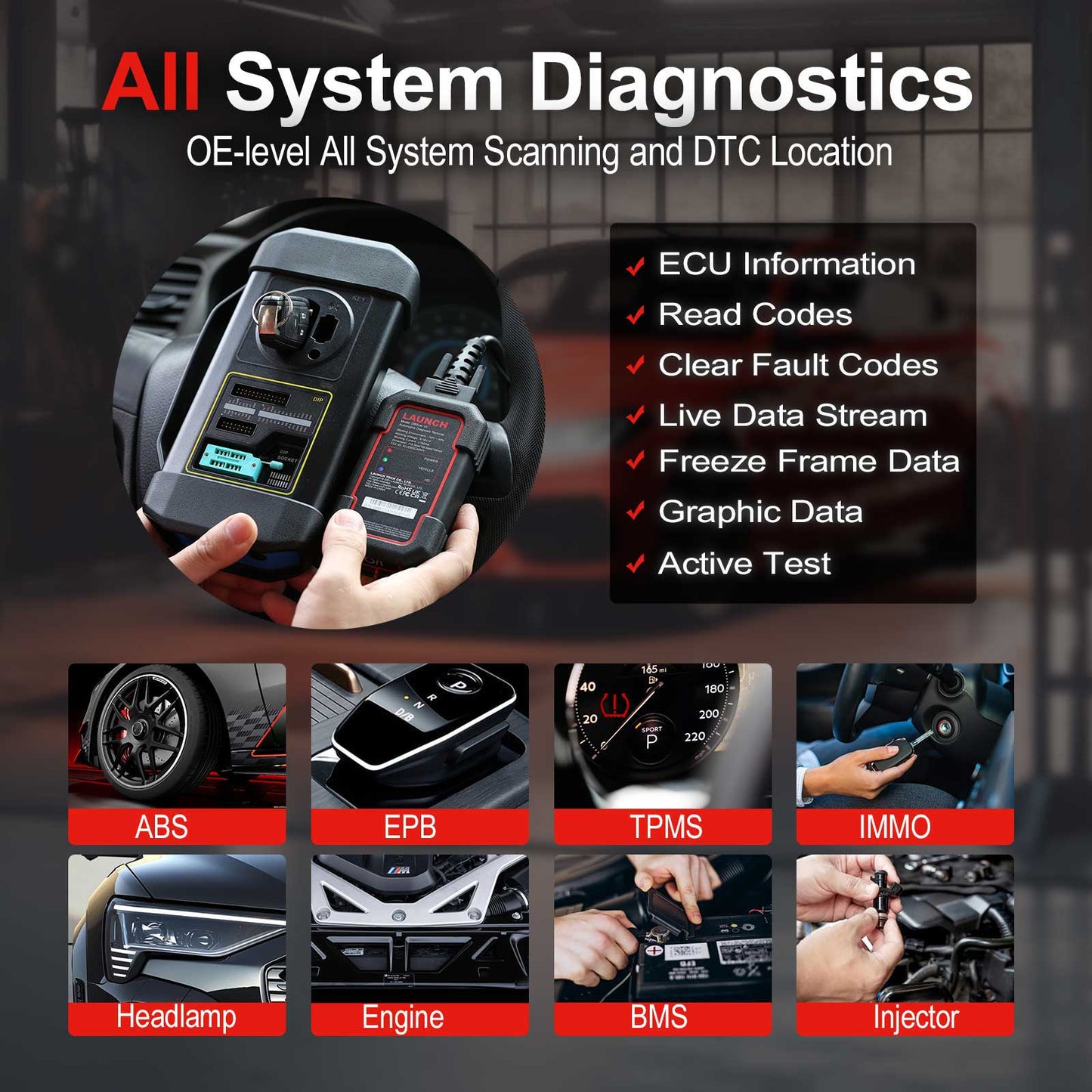 Autodiagnostiikkalaite Launch X431 IMMO Plus 2026