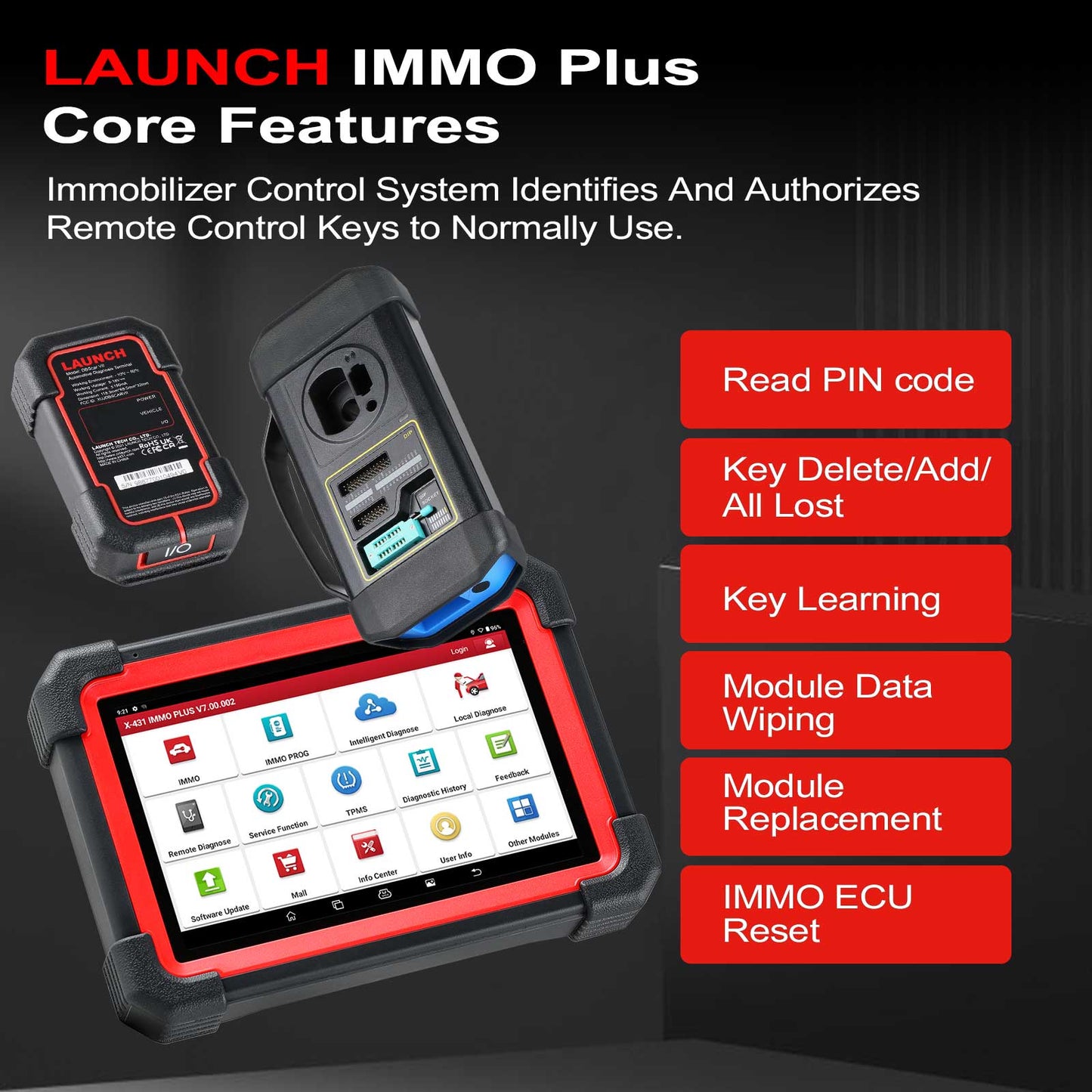 Autodiagnostiikkalaite Launch X431 IMMO Plus 2026