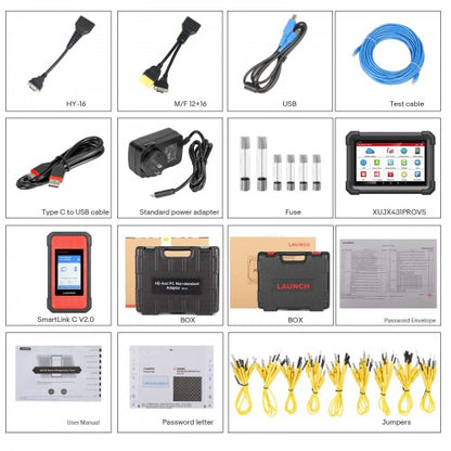 LAUNCH X431 PRO3S+ SmartLink C 2.0 Henkilö- ja kuorma-autojen diagnostiikkalaite 2026