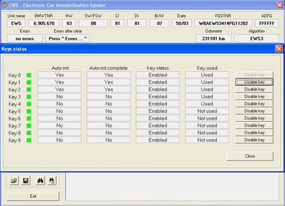 Diagnostiikkalaite BMW Scanner 1.4.0 E36 E38 E39 E46 E53 E83