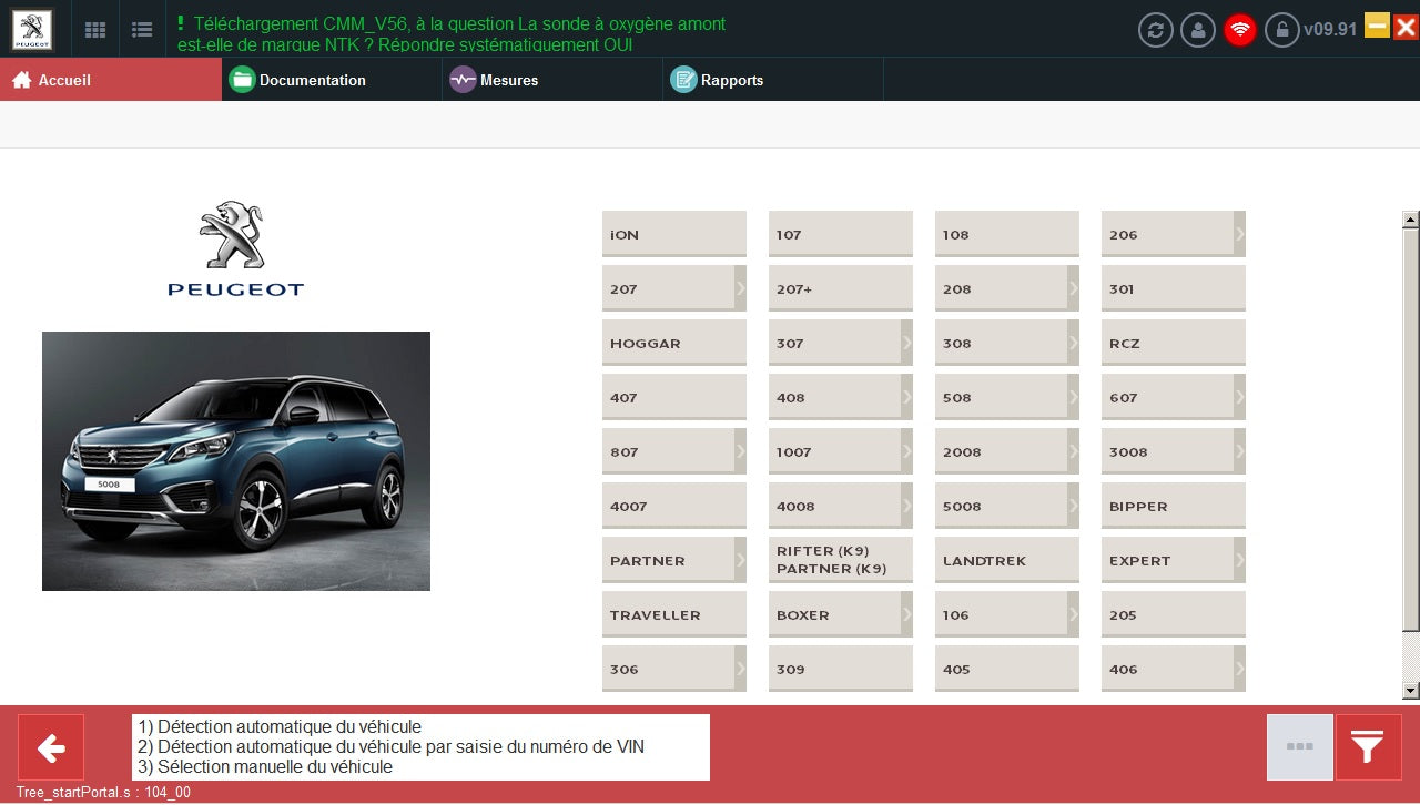 Citroen/Peugeot-diagnostiikkalaite Lexia 3 PP2000 WIFI
