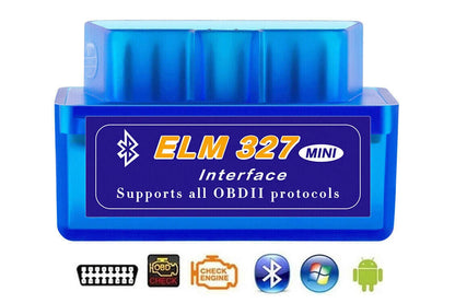 Mini ELM327 V2.1 OBD2 Bluetooth-diagnostiikkalaite