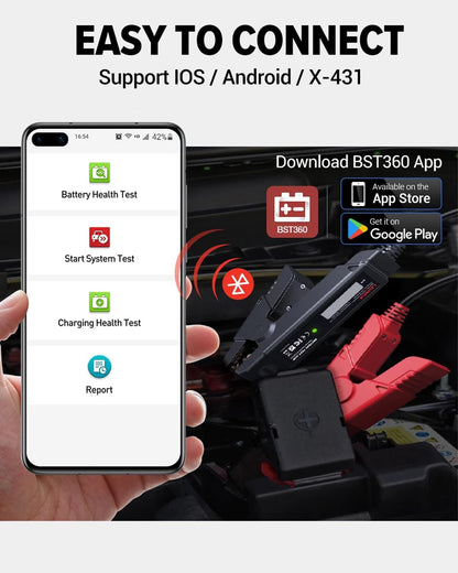Käynnistä akkutestaaja BST360 Bluetooth X431V
