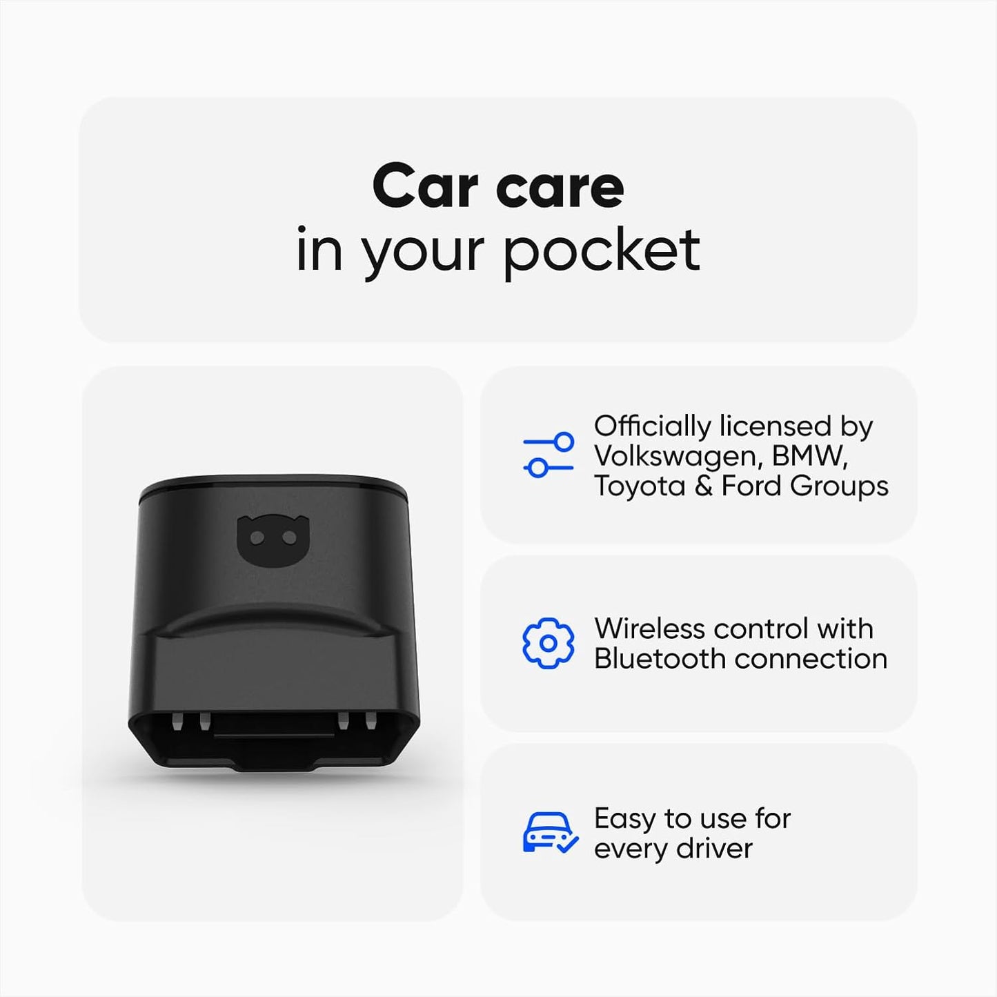 OBDeleven NextGen 3 -diagnostiikkalaite VAG-autoille: VW, AUDI, SEAT, ŠKODA