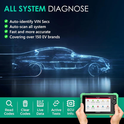 Sähköautojen (EV) diagnostiikkalaite Launch CRP919 2026