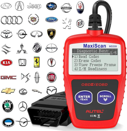 Autel MaxiScan MS309 – universaali OBDII-diagnoosilaite