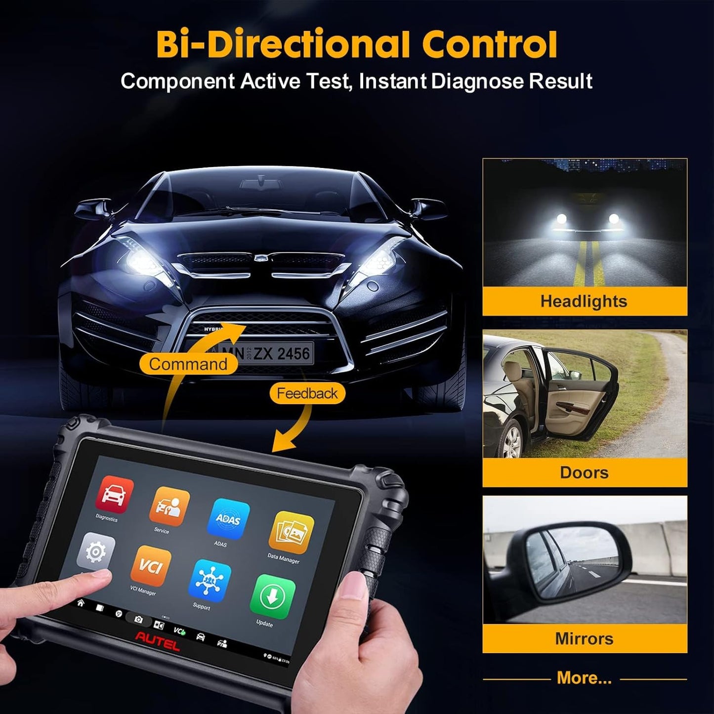 Autojen diagnostiikkalaite AUTEL MaxiCOM MK906 PRO