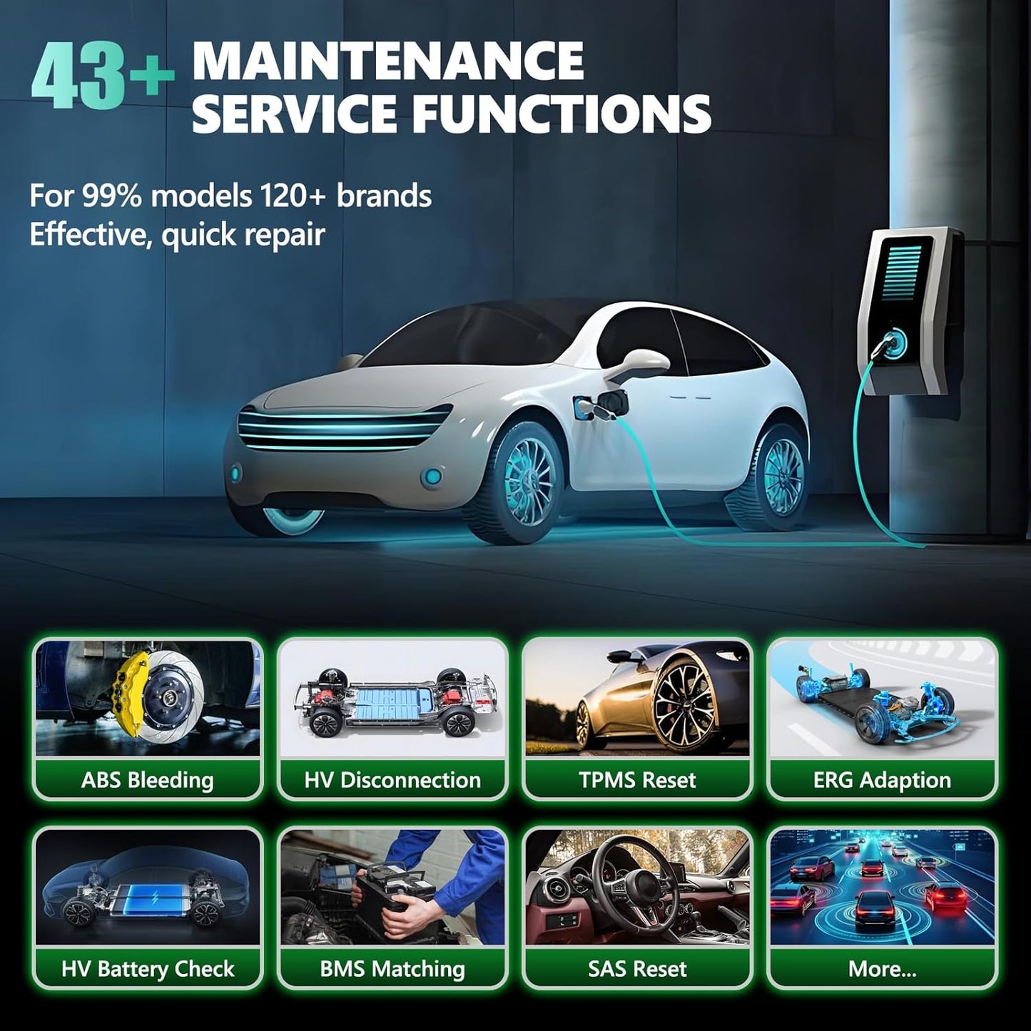 Sähköautojen (EV) diagnostiikkalaite Launch CRP919 2026