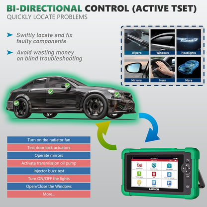 Sähköautojen (EV) diagnostiikkalaite Launch CRP919 2026