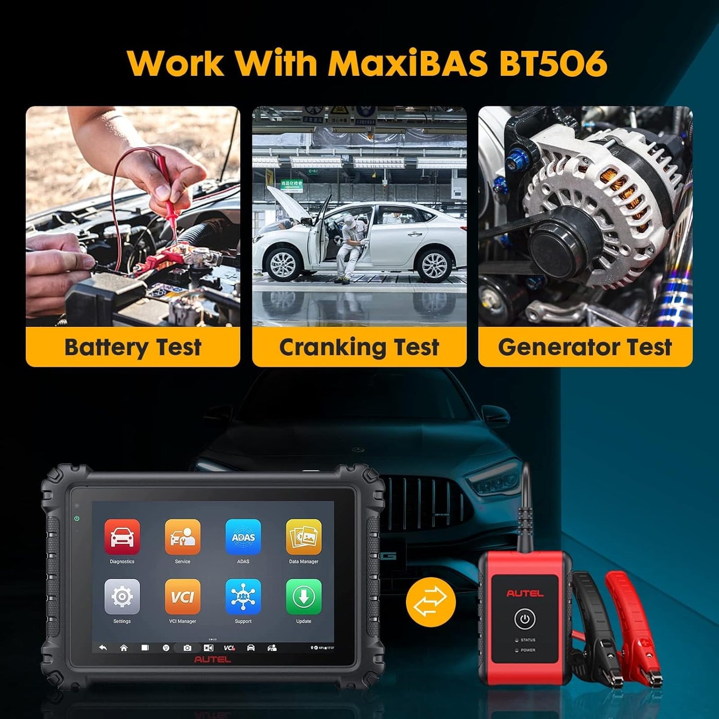 Autojen diagnostiikkalaite AUTEL MaxiCOM MK906 PRO