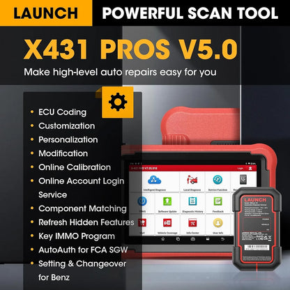Autodiagnostiikkalaite Launch X431 PROS V5.0 2026