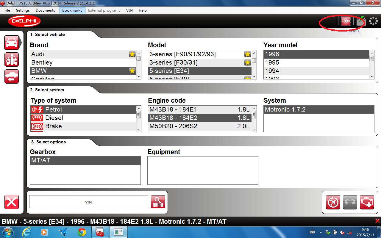 Universaali auton diagnostiikkalaite Delphi DS150E Bluetoothilla 2021.11