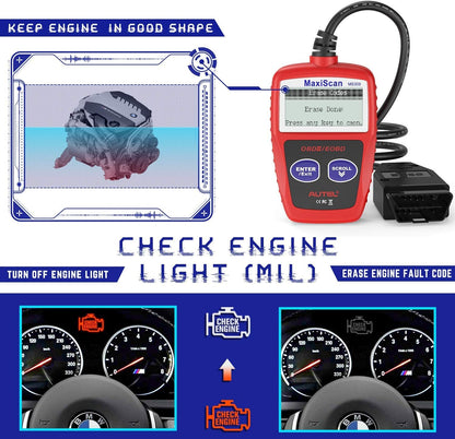 Autel MaxiScan MS309 – universaali OBDII-diagnoosilaite