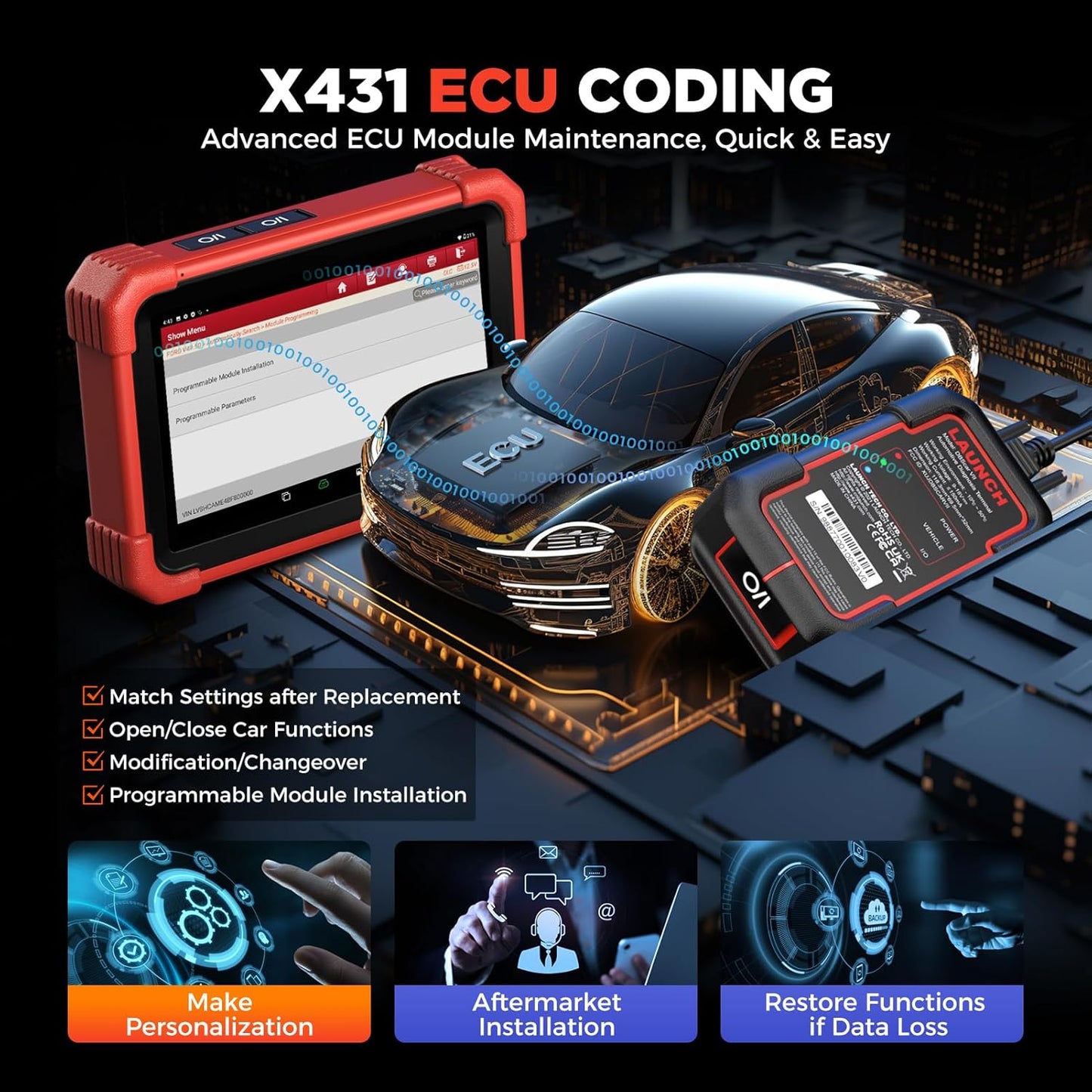 Autodiagnostiikkalaite Launch CRP919X Bluetooth 2026