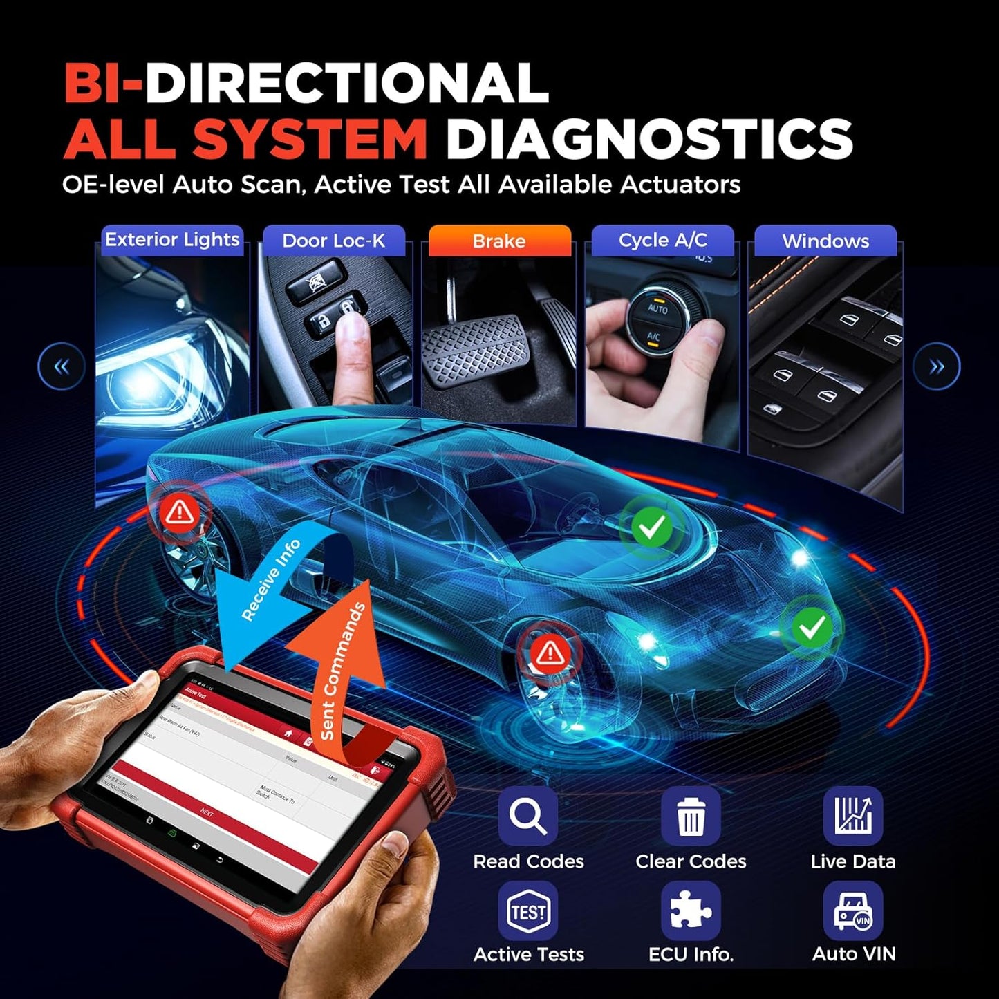 Autodiagnostiikkalaite Launch CRP919X Bluetooth 2026