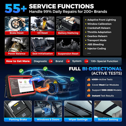 Auton diagnostiikkalaite Launch X431 PRO3S Plus V5.0 2025