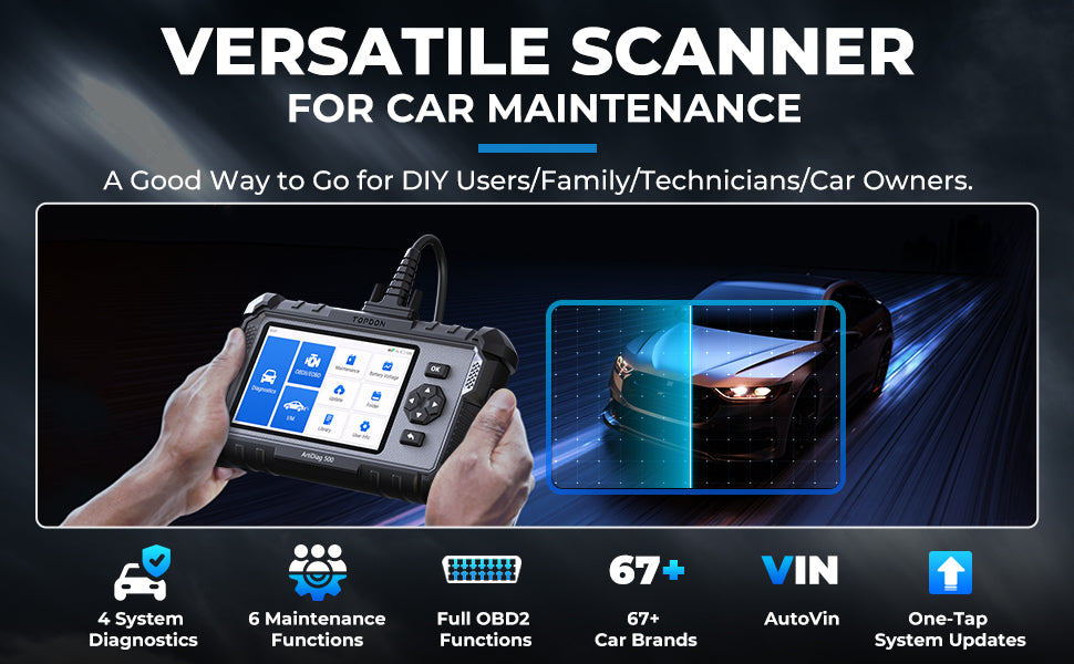 Universaali diagnostiikkalaite Topdon ArtiDiag500 Full