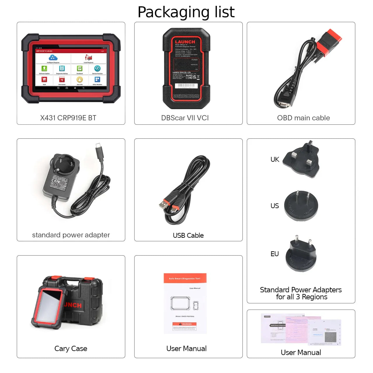 Autodiagnostiikkalaite Launch CRP919X Bluetooth 2026