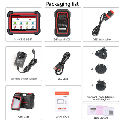 Autodiagnostiikkalaite Launch CRP919X Bluetooth 2026