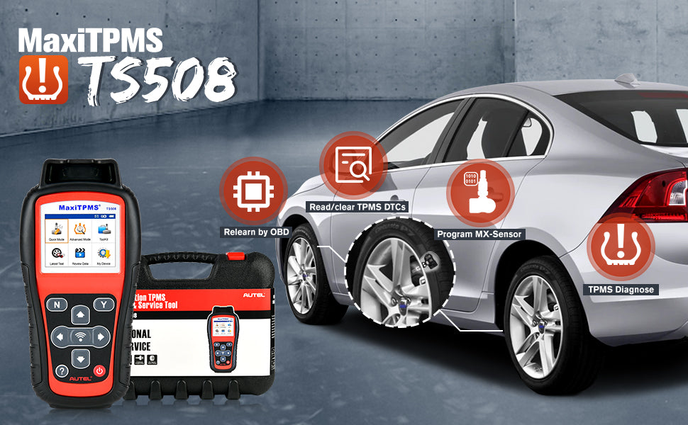 Rengaspaineantureiden TPMS-laite Autel MaxiTPMS TS508 Wifi