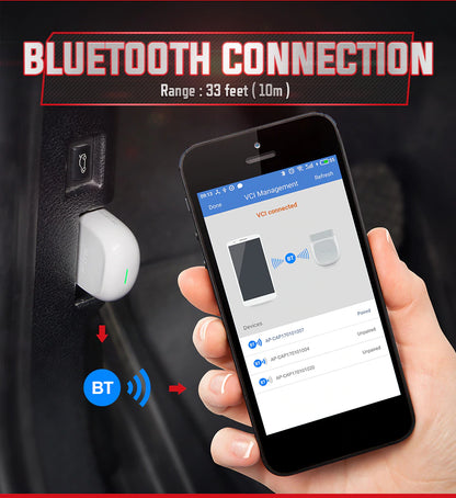Universaali auton diagnostiikkatyökalu Autel AP200 Bluetooth