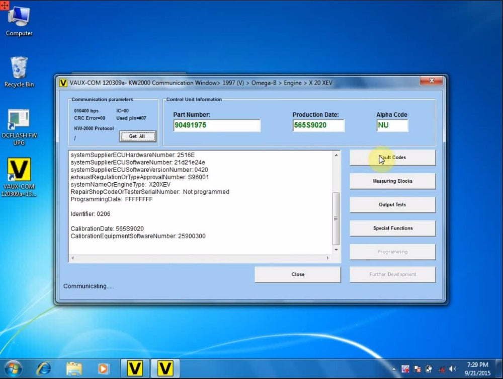 Opel/GM-diagnostiikkalaite OP-COM PRO V1.99