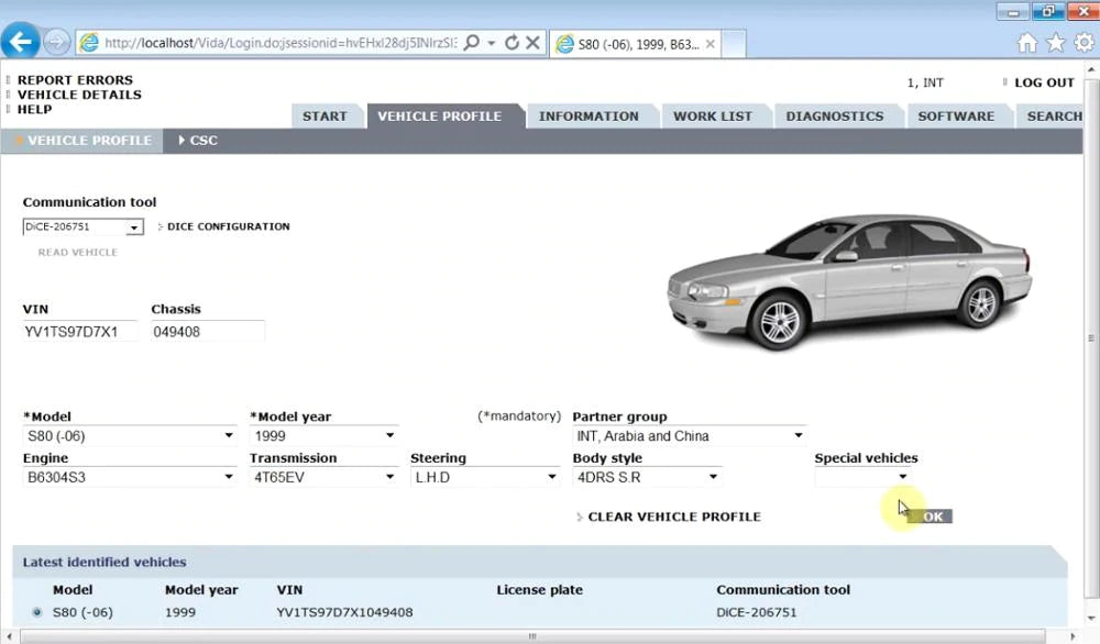 Volvo-diagnostiikkalaite VIDA DICE 2015A
