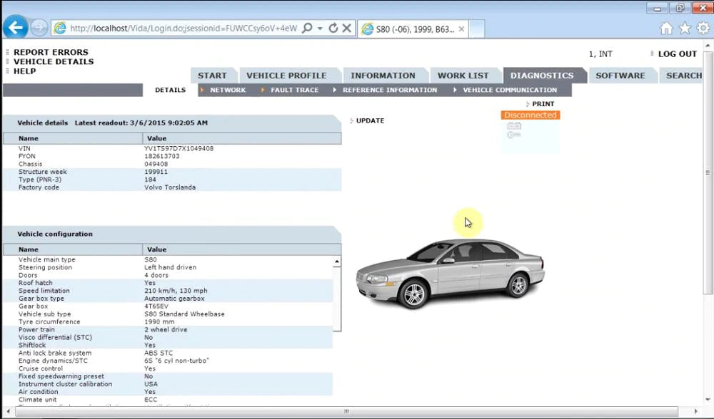 Volvo-diagnostiikkalaite VIDA DICE 2015A