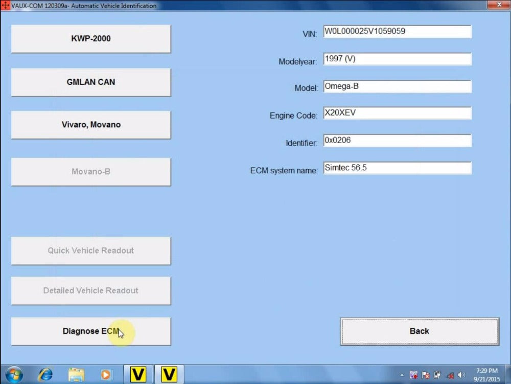 Opel/GM-diagnostiikkalaite OP-COM PRO V1.99