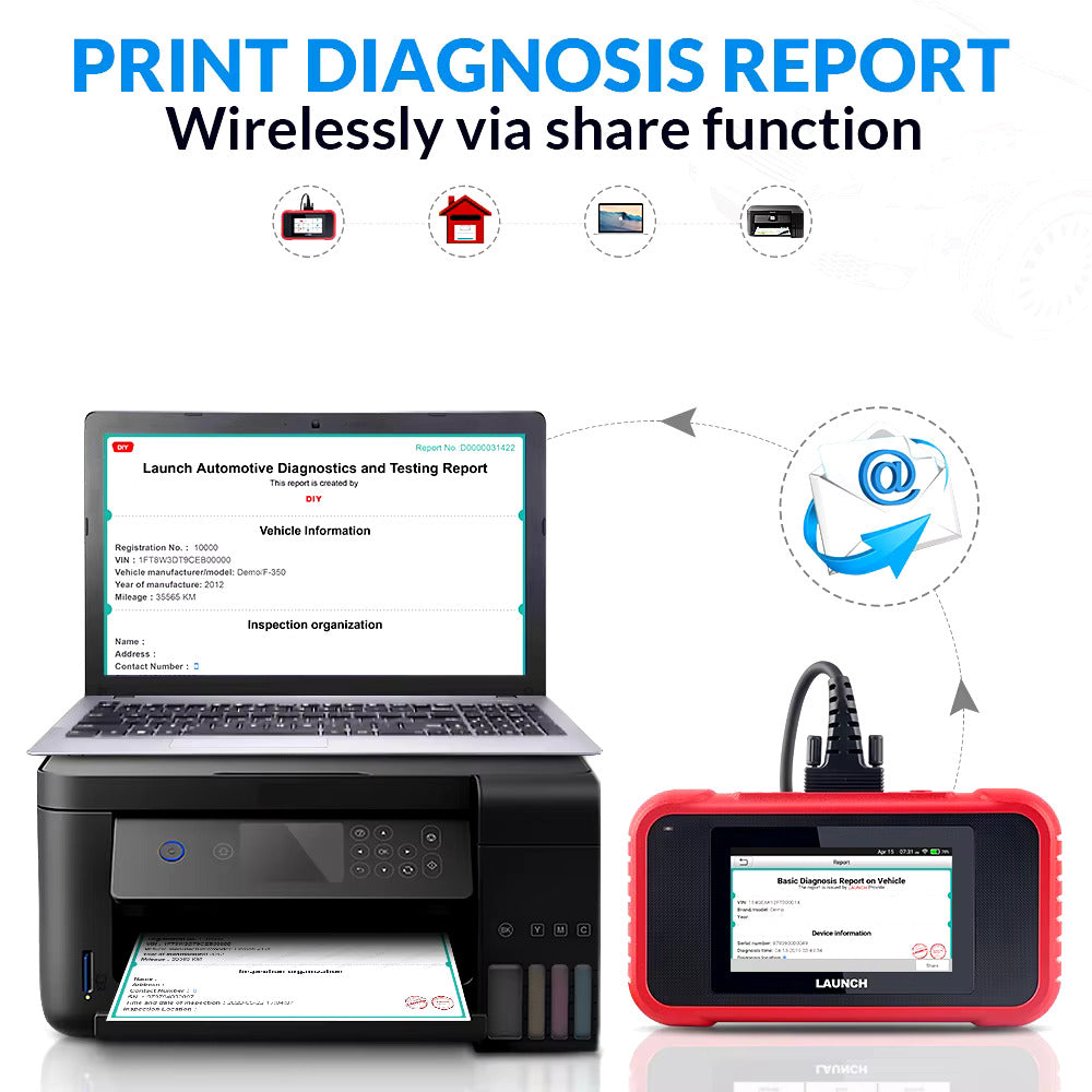 Autojen diagnostiikkalaite Launch CR129 V2.0 EVO 2026