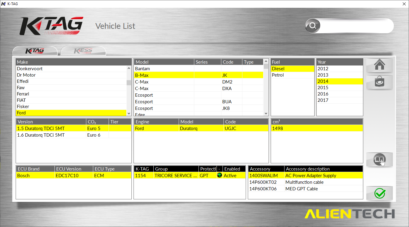Alientech K-TAG V7.020 Master