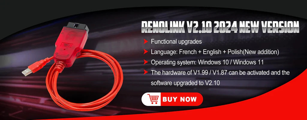 Renolink V2.10 Renault/Dacia-diagnoosilaite