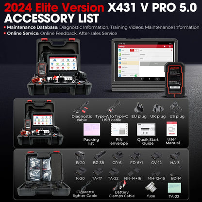 Autodiagnostiikkalaite Launch X431 V5.0 PRO Elite 2026