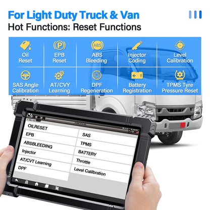 ANCEL X7 HD kuorma-autojen diagnostiikkalaite, Bluetooth, 2025