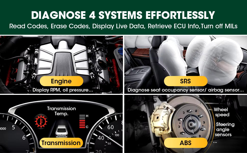 Autojen diagnostiikkalaite Launch CR129 V2.0 EVO 2026
