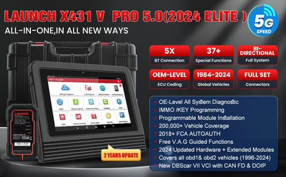Autodiagnostiikkalaite Launch X431 V5.0 PRO Elite 2026