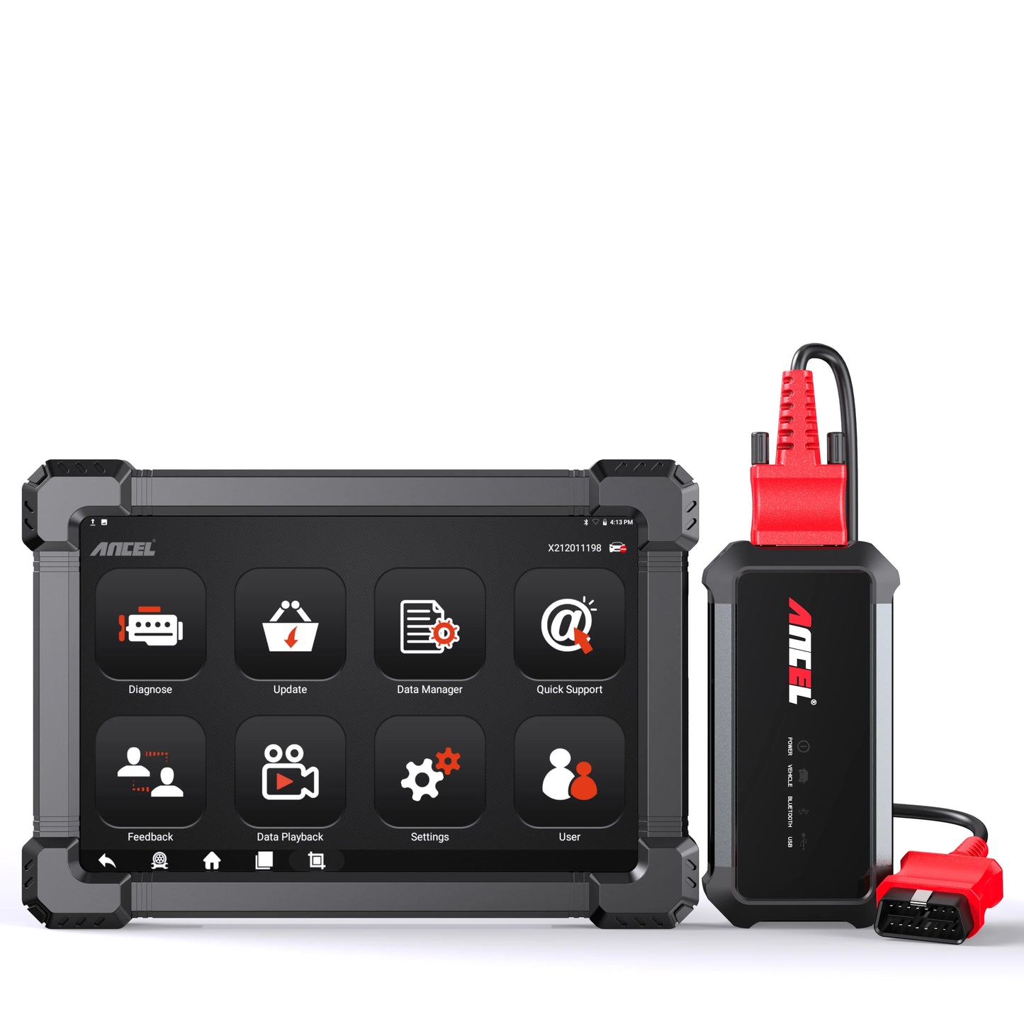 ANCEL X7 HD kuorma-autojen diagnostiikkalaite, Bluetooth, 2025