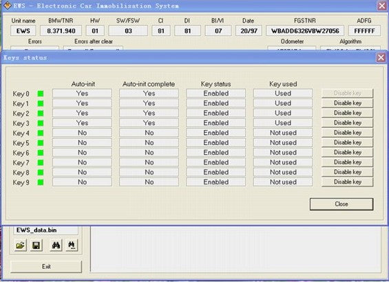 Diagnostiikkalaite BMW Scanner 1.4.0 E36 E38 E39 E46 E53 E83