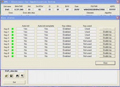 Diagnostiikkalaite BMW Scanner 1.4.0 E36 E38 E39 E46 E53 E83