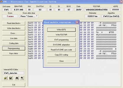 Diagnostiikkalaite BMW Scanner 1.4.0 E36 E38 E39 E46 E53 E83