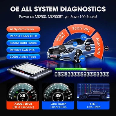 Auton diagnostiikkalaite Autel MaxiCOM MK808S 2026
