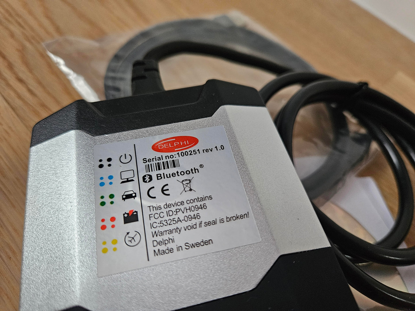 Universaali auton diagnostiikkalaite Delphi DS150E Bluetoothilla 2021.11